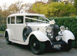 Vintage Rolls Royce for weddings in Southampton
